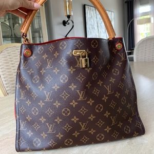 Louis Vuitton Red Cherry Monogram Gaia